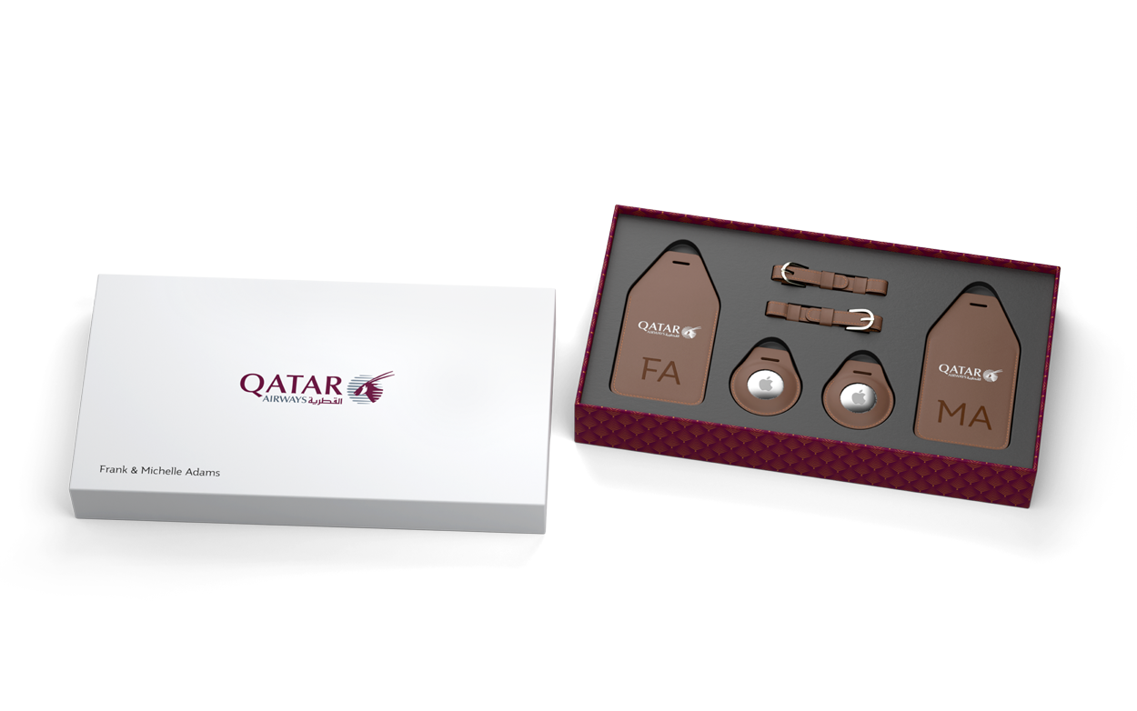 Apple AirTag Luggage Tag 2pc. Gift Set | GildedBox