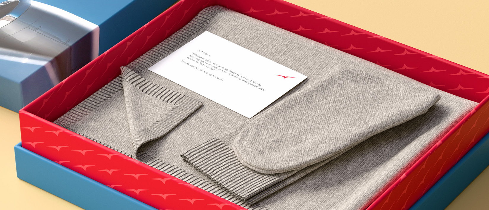 Sky Cashmere Blanket 2