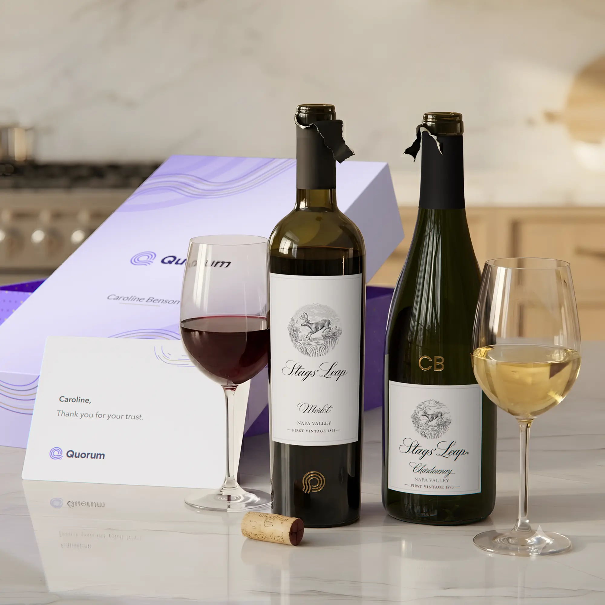Stags' Leap Merlot + Chardonnay