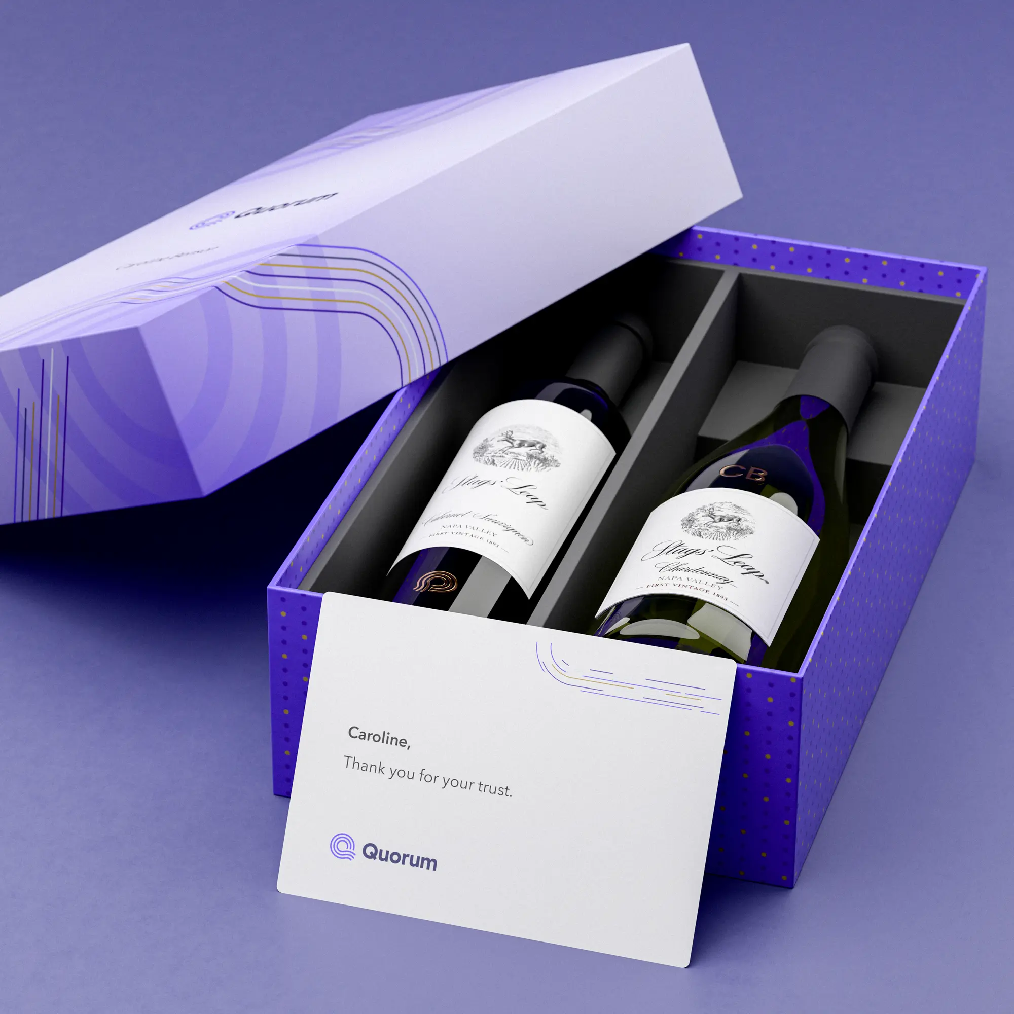 Stags' Leap Cabernet + Chardonnay
