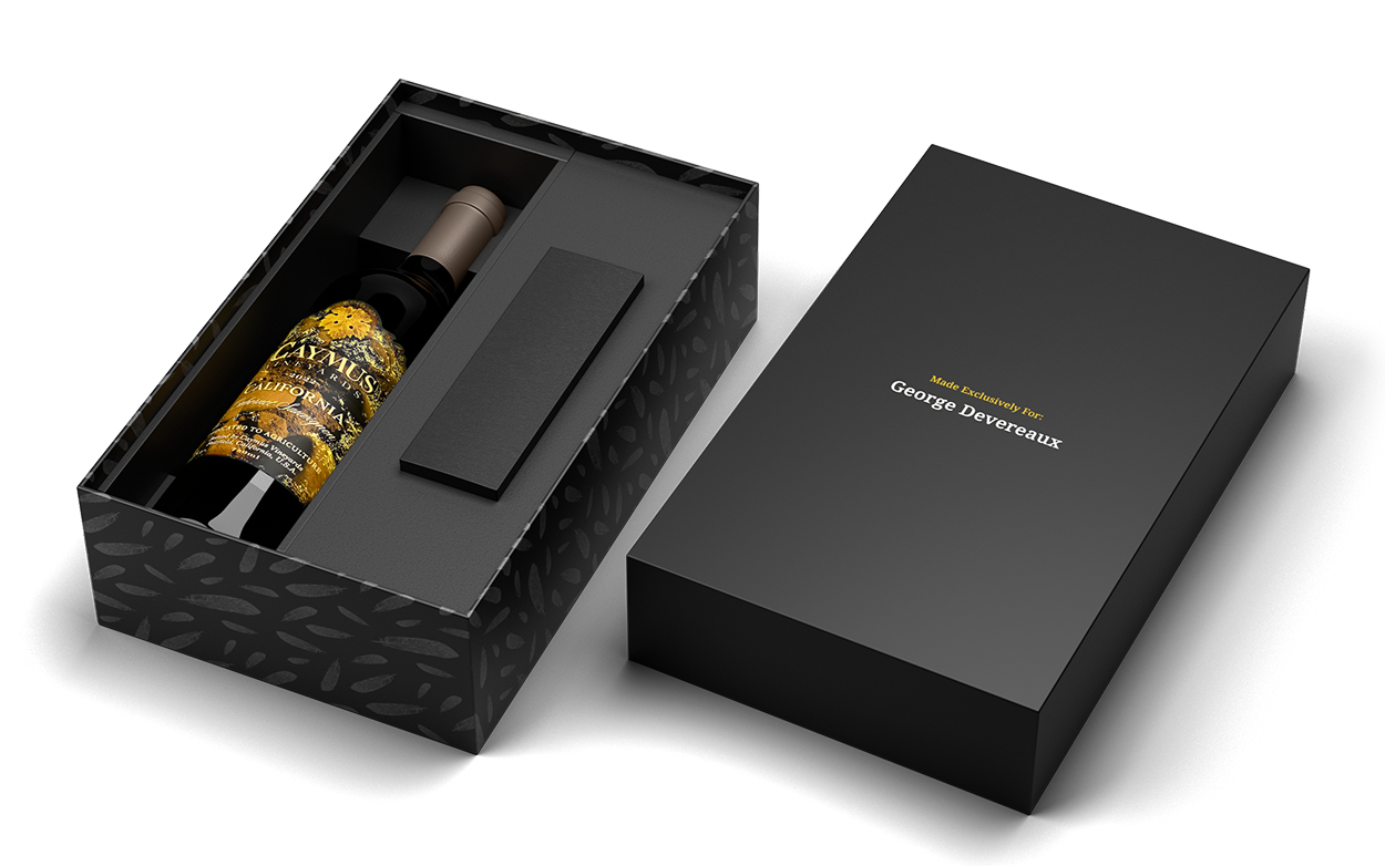 Caymus Cabernet Sauvignon California + LeBelge Chocolate Bars