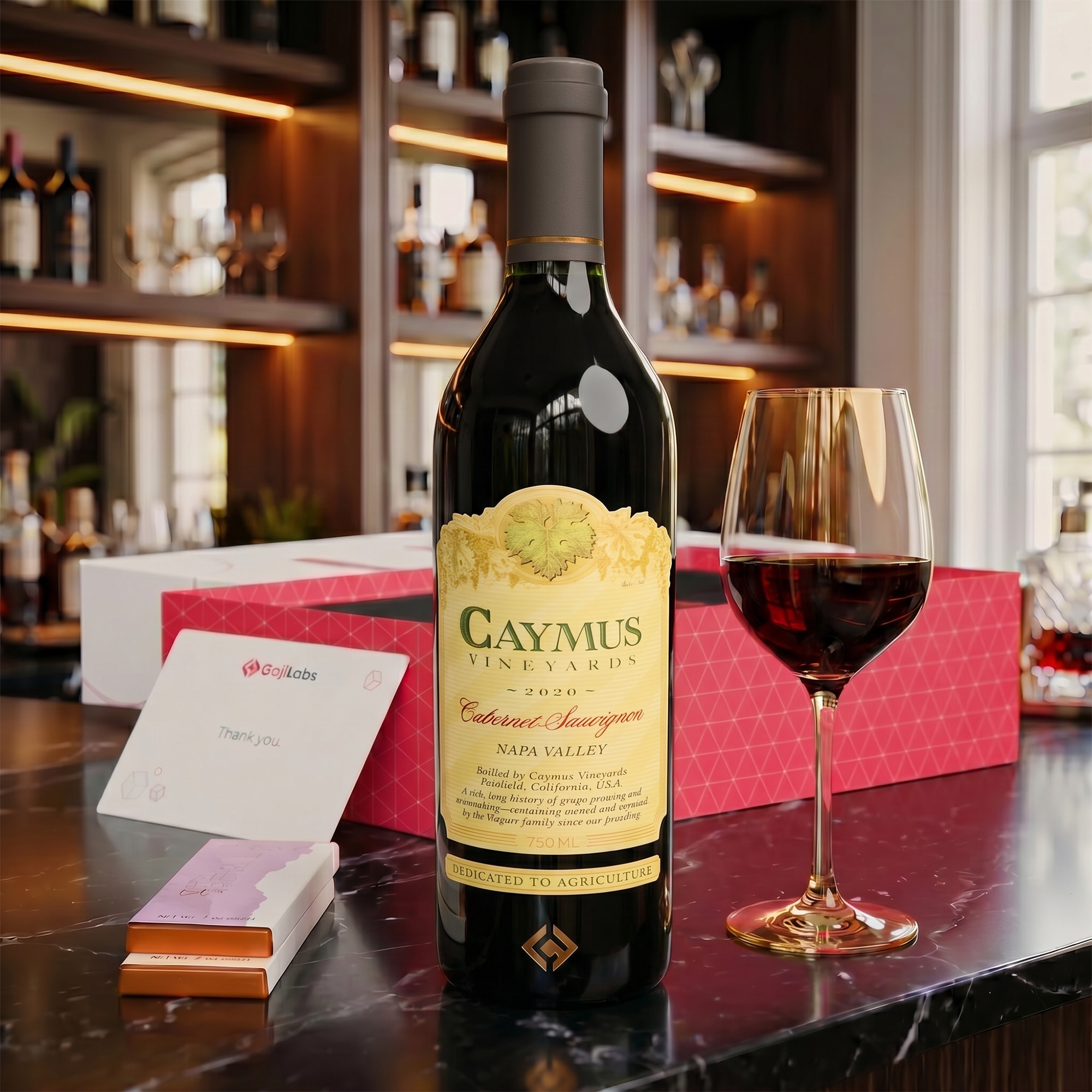 Caymus Cabernet Sauvignon Napa Valley + LeBelge Chocolate Bars 0
