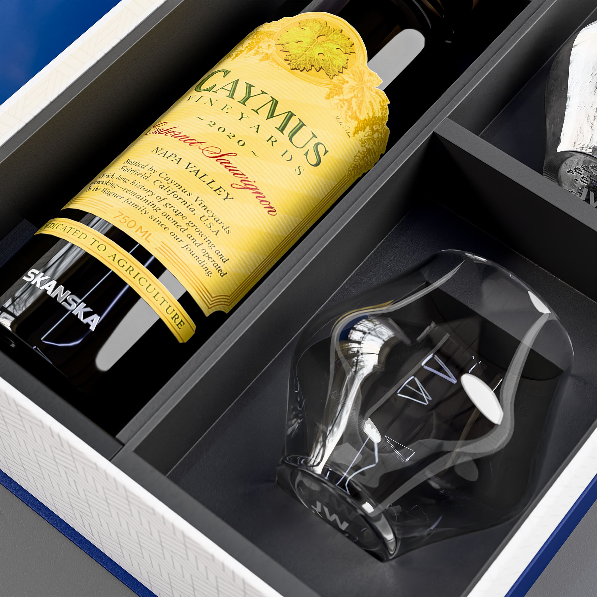 Caymus Cabernet Sauvignon Napa Valley + Supremo Stemless Glasses 2