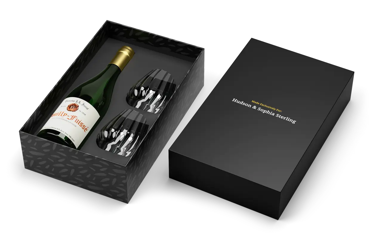 Domaine Ferret Pouilly-Fuisse + Optica Stemless Glasses