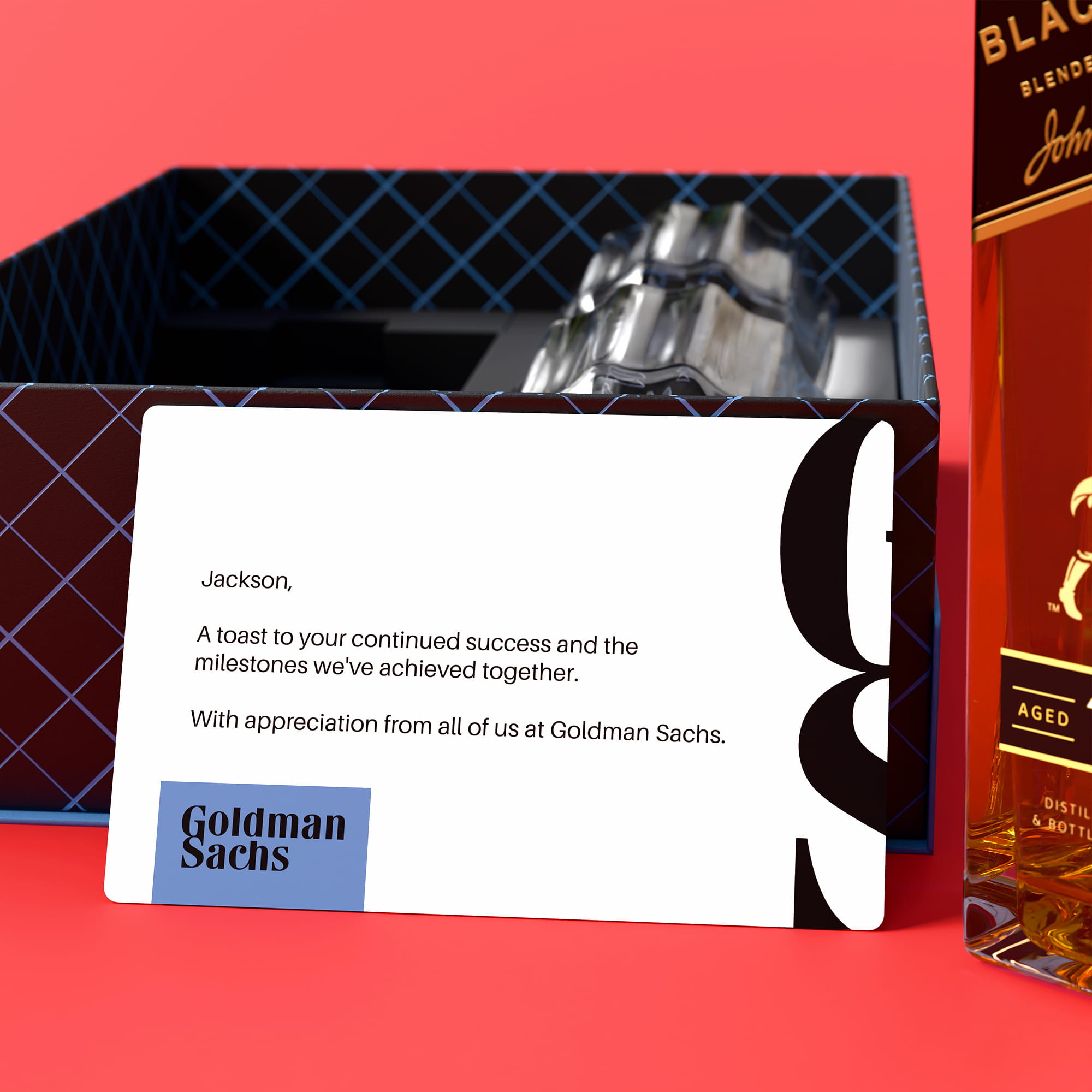 Johnnie Walker Black + Bormioli Florian Glasses 1