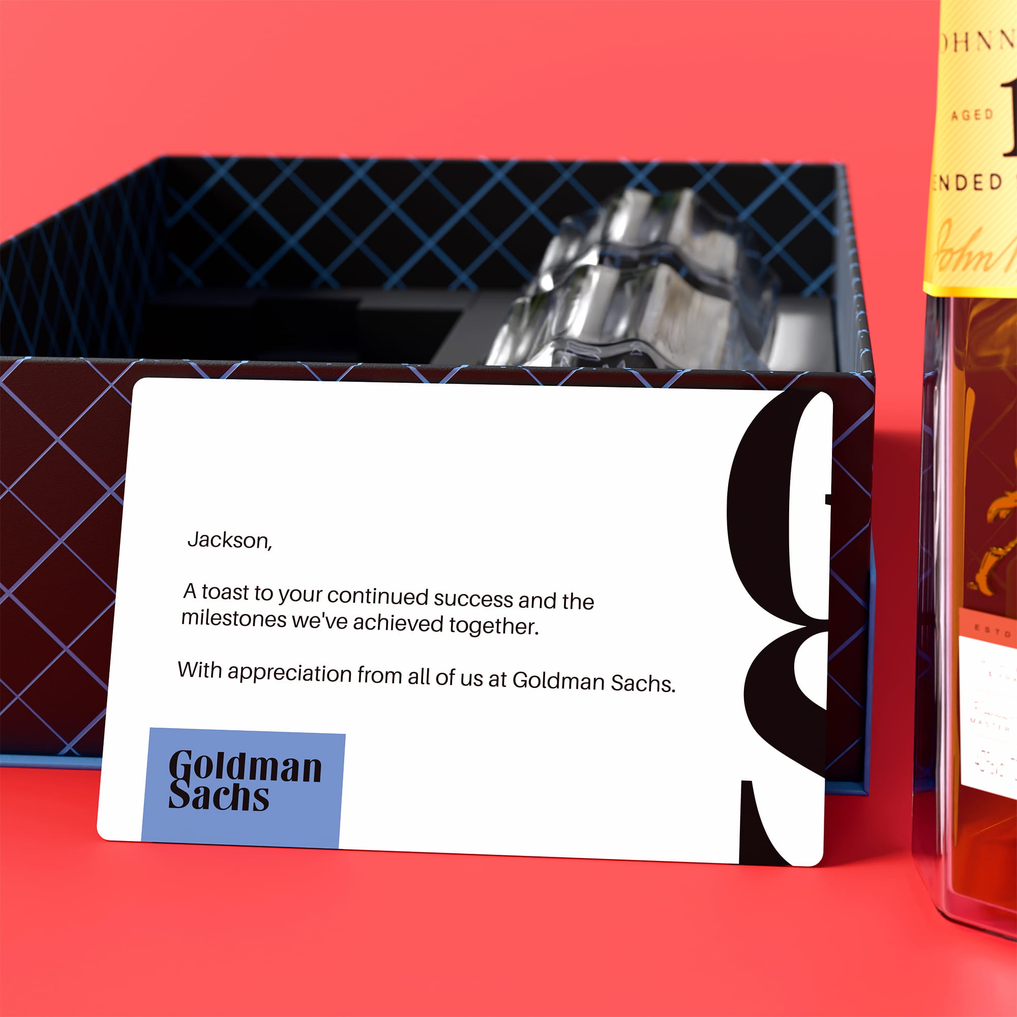 Johnnie Walker Gold 18YR+ Bormioli Florian Glasses 1