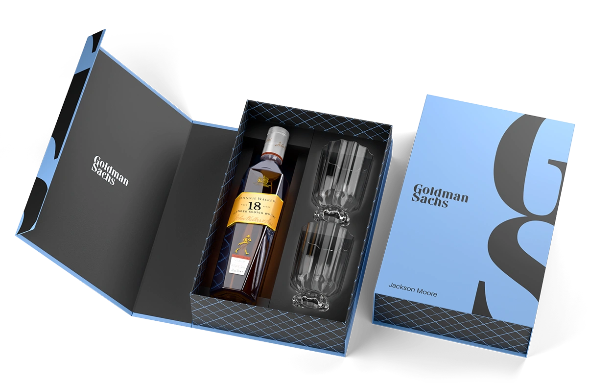 Johnnie Walker Gold 18YR+ Bormioli Florian Glasses