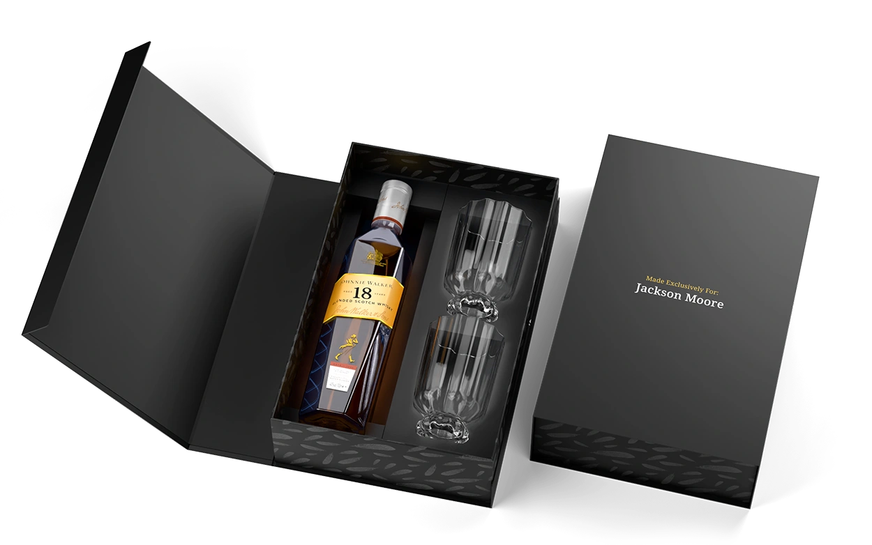 Johnnie Walker Gold 18YR+ Bormioli Florian Glasses