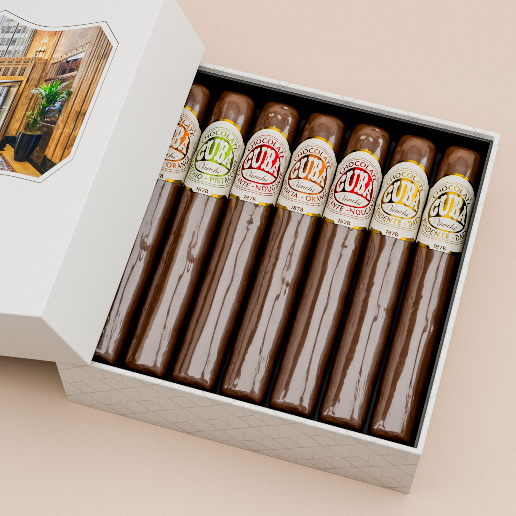 Venchi 7 Assorted Cigar Box 2