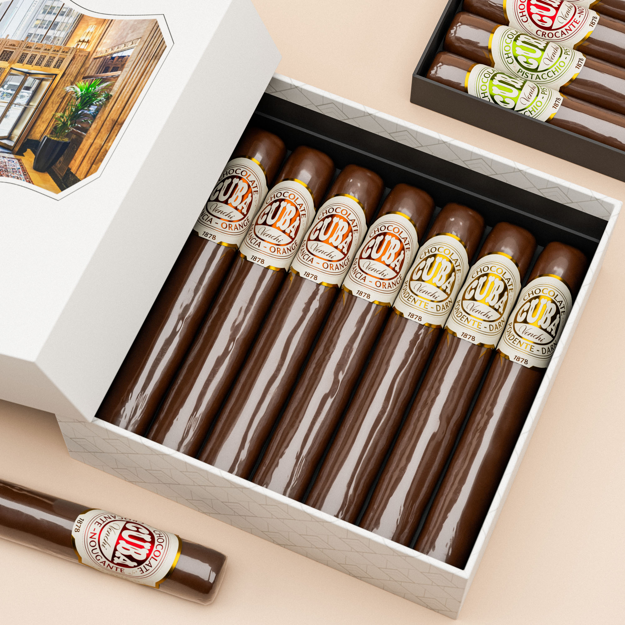 Venchi 14 Assorted Cigar Box 2