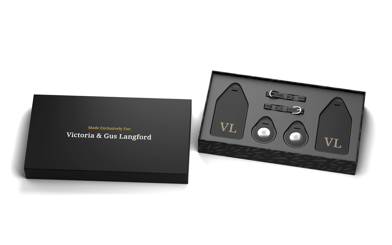 Apple AirTag Luggage Tag 2pc. Gift Set