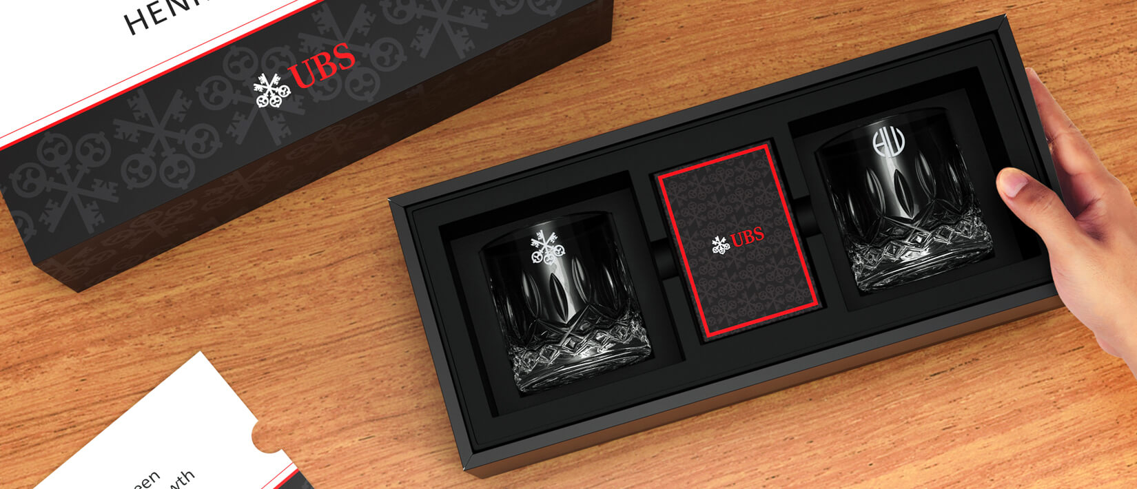 waterford crystal tumblers with custom designed playing cards 1