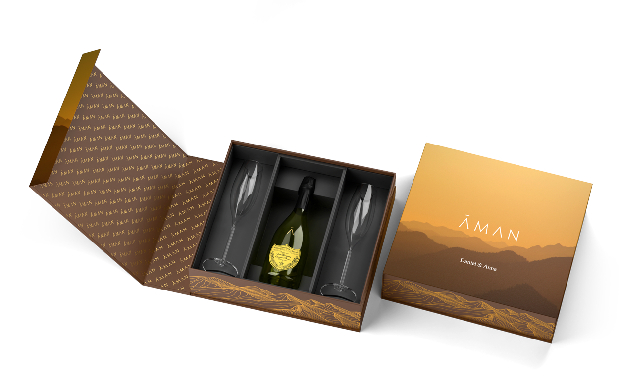 Waterford Flutes Dom Perignon Gift Set