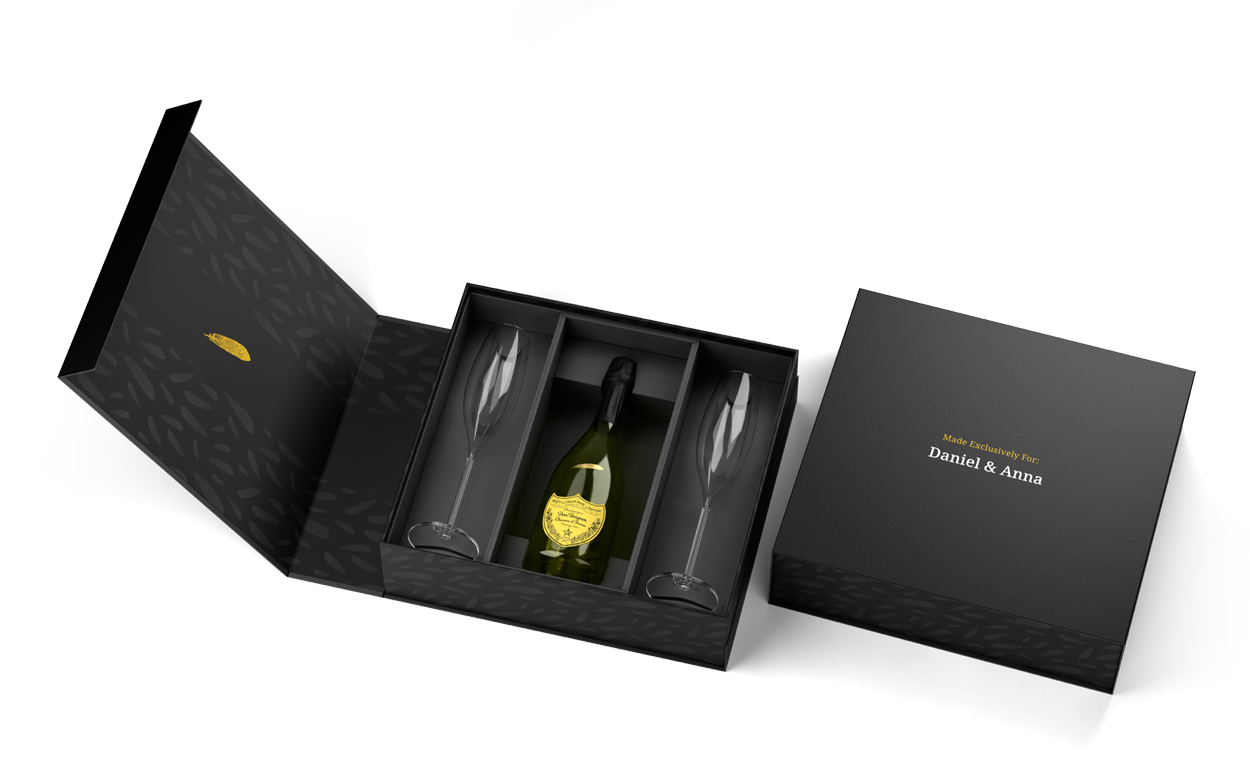 Waterford Flutes Dom Perignon Gift Set