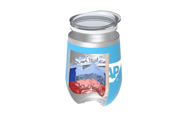 Cece Custom Tumbler | Cutaway View